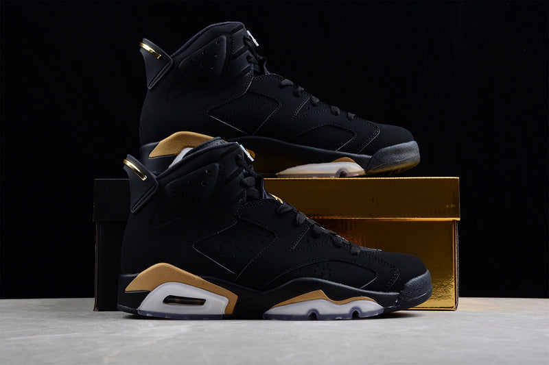 Air Jordan Retro 6  Defining Moments 2020 Black/Metallic-Gold