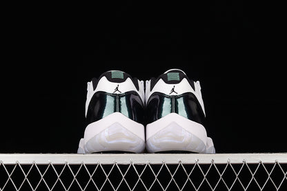 Air Jordan Retro 11 Low Emerald/Emerald Rise Black