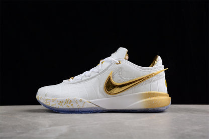 Nike LeBron 20 EP White-Golden