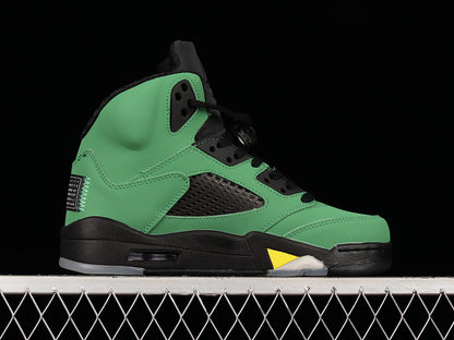 Air Jordan Retro 5 Oregon Green Apple/Black