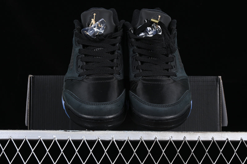 Air Jordan Retro 5 Low Wings Black/Gold-Blue