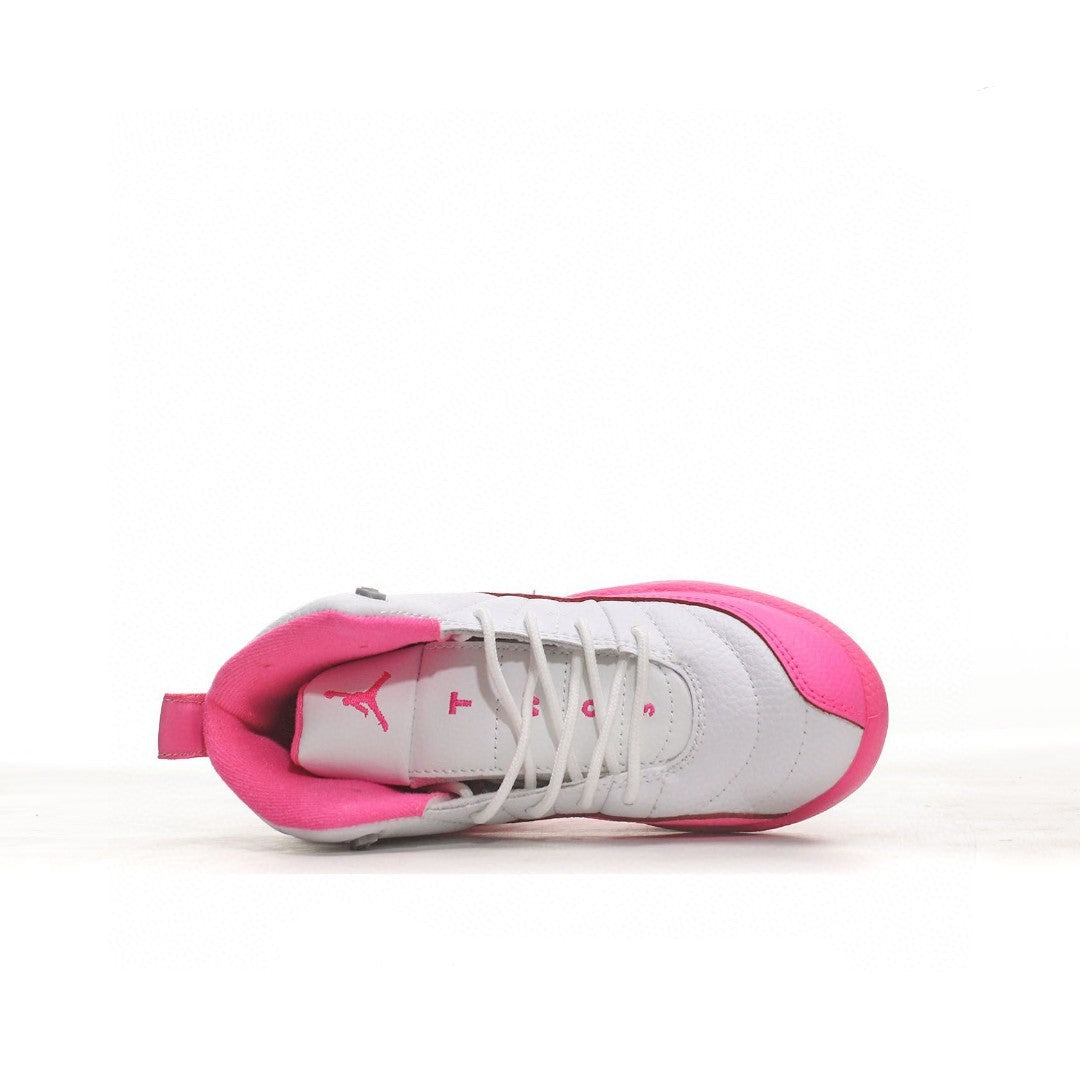 Kids Air Jordan Retro 12 'Vivid Pink'