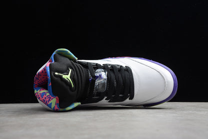 Air Jordan Retro 5 Alternate Bel Air White/Black-Purple