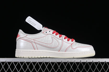 Air Jordan Retro 1 Low X Travis Scott OG white/ Red