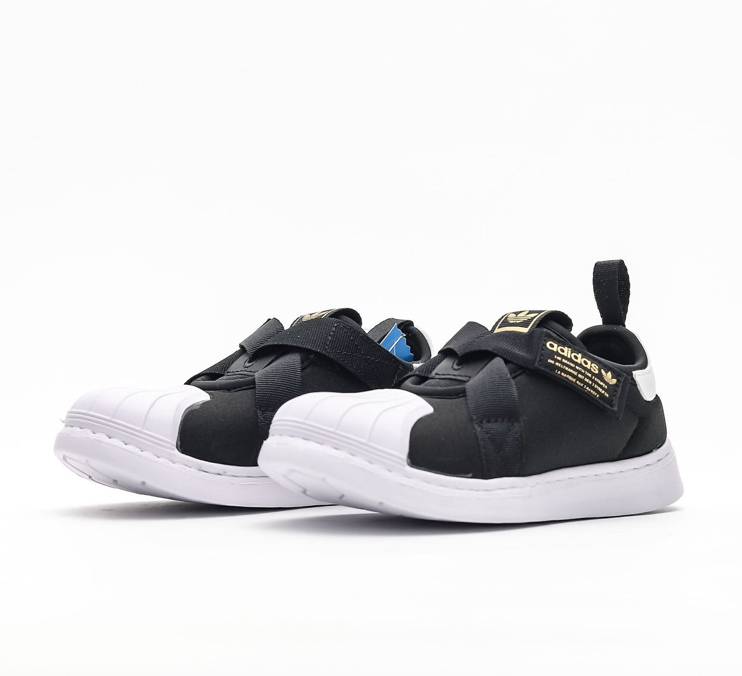 Kids Adidas Superstar 360 Black White