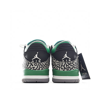 Kids Air Jordan Retro 3 'Black Pint Green'