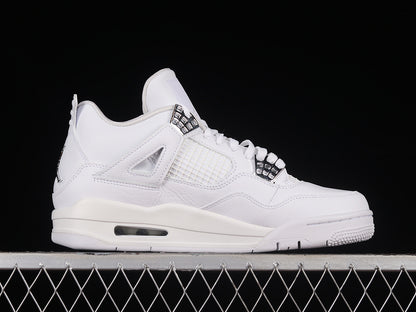 Air Jordan Retro 4 Pure Monkey 2017 White-Pure Platinum