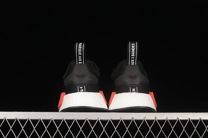 Adidas NMD R1 Core Black/White/Blue-Red