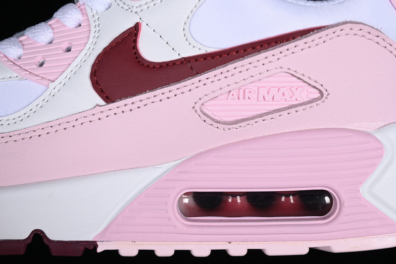 Air Max 90 White/Pink-Red