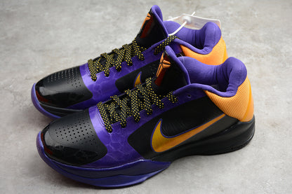 Nike Kobe 5 X Lakers Black Del Sol-Varsity Purple