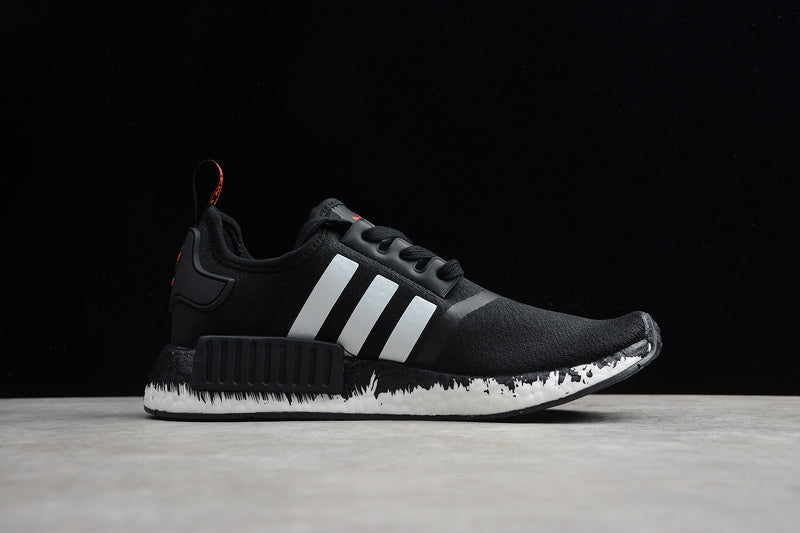 Adidas NMD R1 Core Black/White-Red