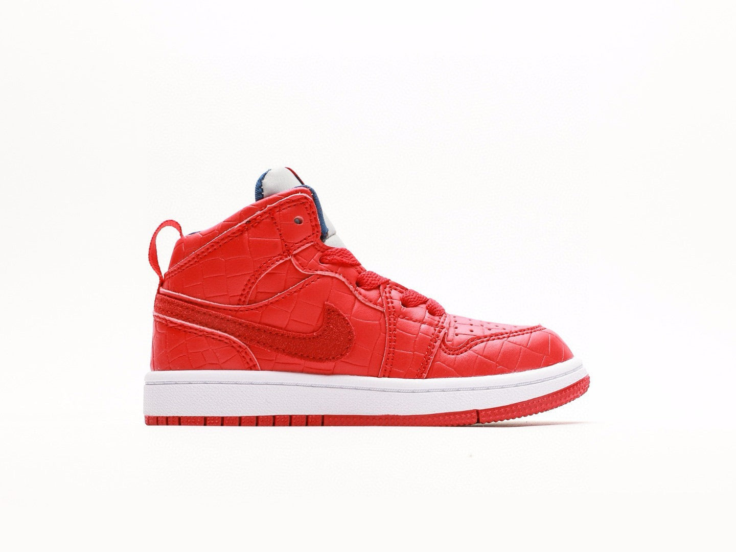 Kids Air Jordan 1 High  'Snake Skin Red'