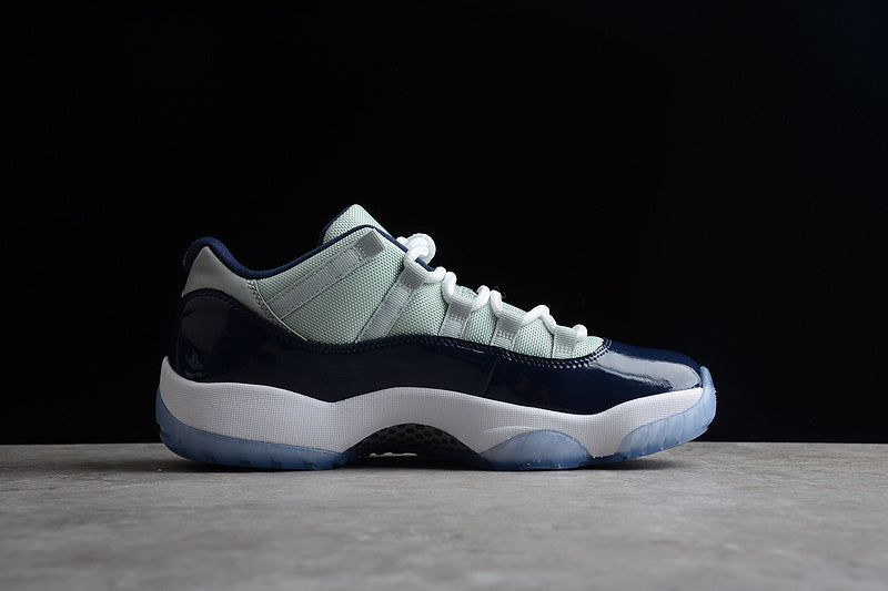 Air Jordan Retro 11 Low Georgetown Grey Mist/White-Midnight Navi