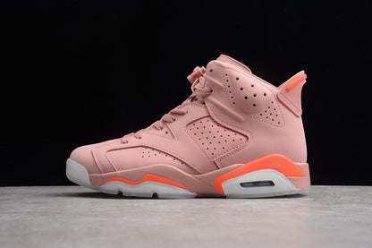 Air Jordan Retro 6 Aleali May Rust Pink-Bright Crimson