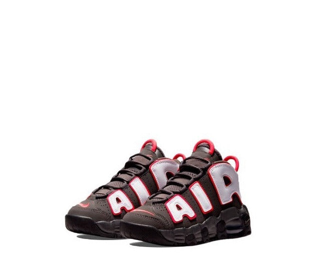 Kids Nike Uptempo Medium Ash Siren Red White