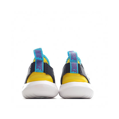 Kids Nike Flex Runner Toddler Black White Blue-Yellow