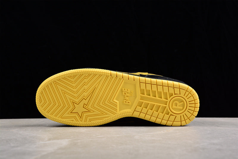 BATHING APE®  Sk8 Sta 'Black Electric Yellow'