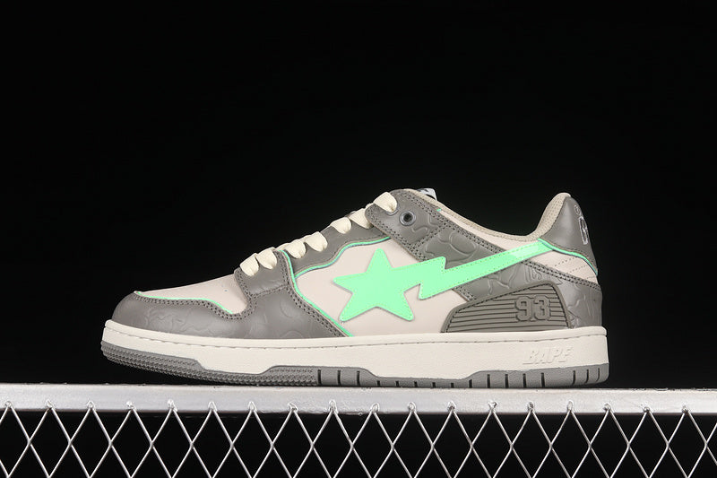 A BATHING APE® Sk8 Court Sta 'Grey Green'