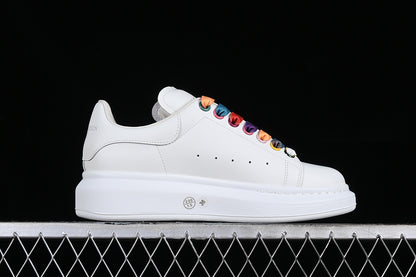 Alexander McQueen Oversized White-Multi-Color Laces