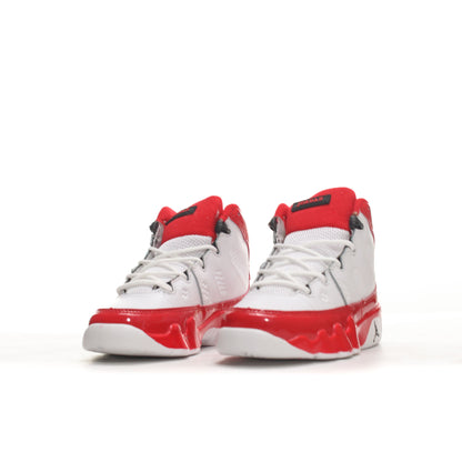 Kids Air Jordan Retro 9 'White Gym Red'