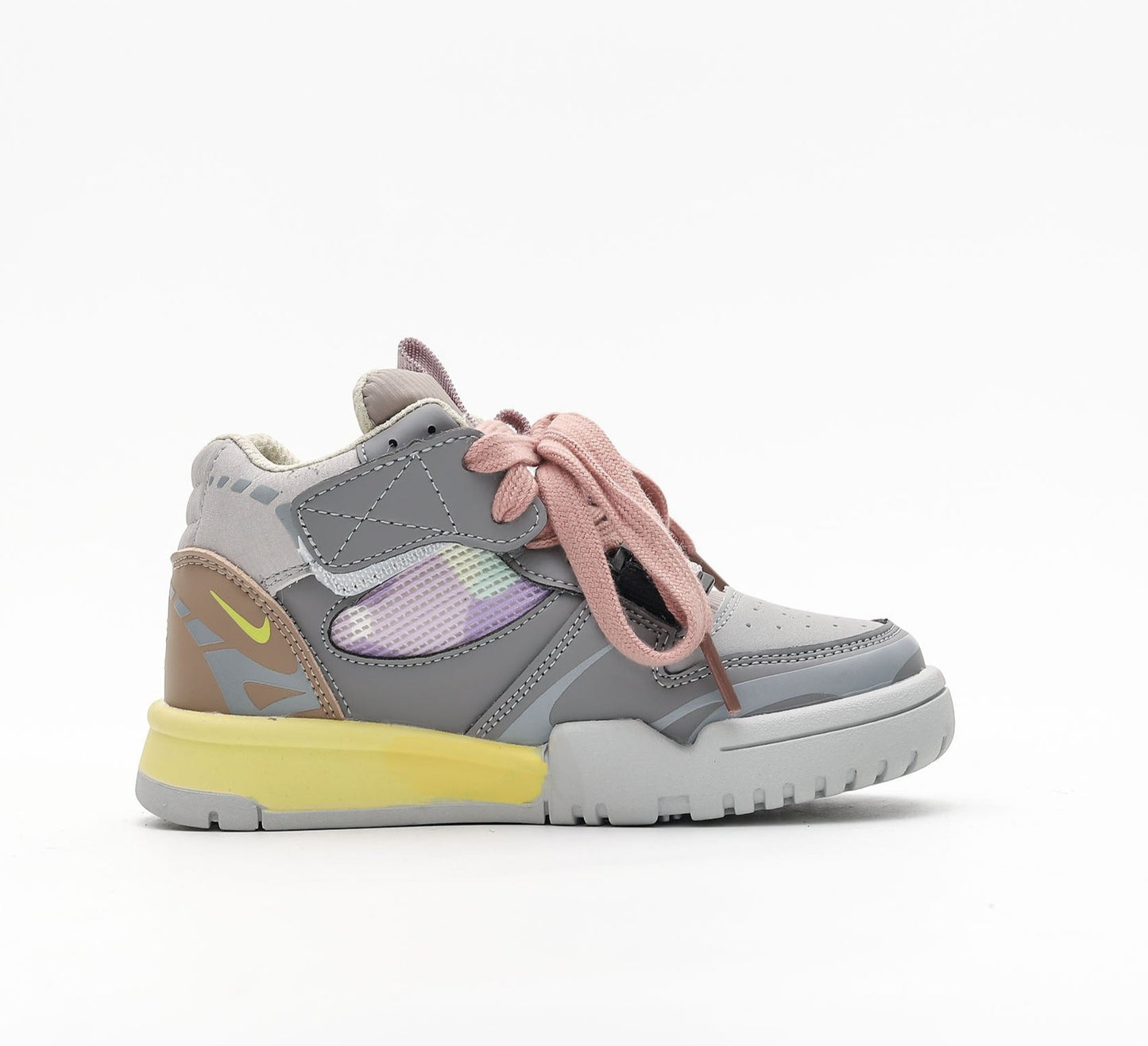 Kids Nike Air Trainer 1 SP Grey Brown