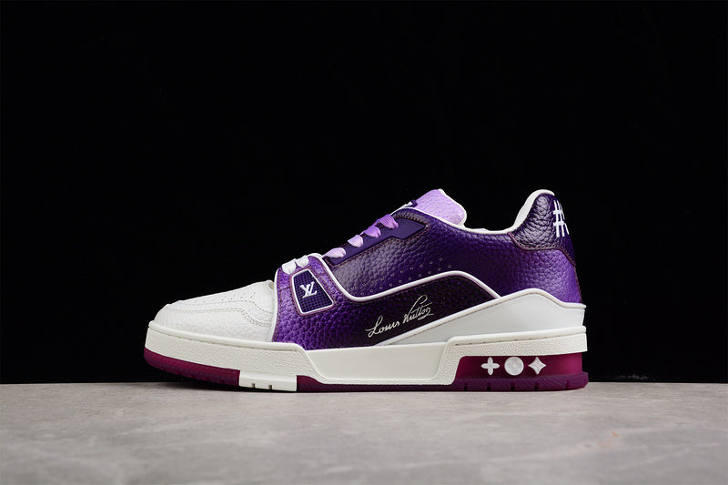 Louis Vuitton Trainer Fade Purple White