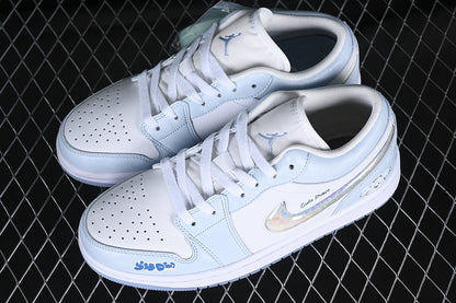 Air Jordan Retro 1 Low White/Baby Blue