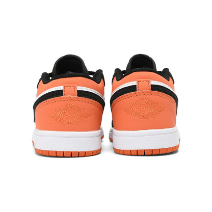 Kids Air Jordan 1 Low 'Black Orange White'