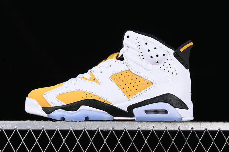 Air Jordan Retro 6 Yellow Ochre White/Black-Gold