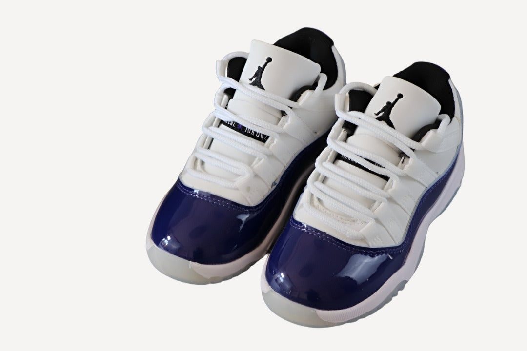 Kids Air Jordan Retro 11 Low 'White Concord' (PS)