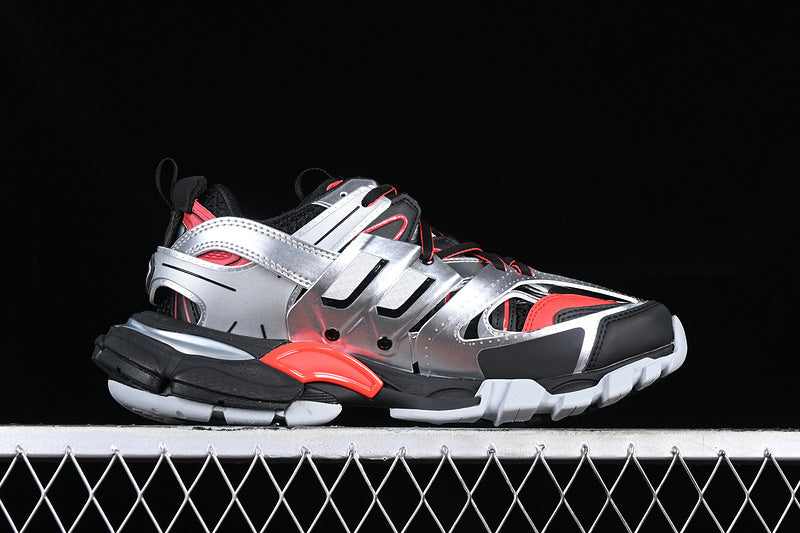 Balenciaga Track Silver/Black-Red