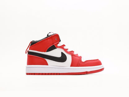 Kids Air Jordan 1 High  'Red White Black'