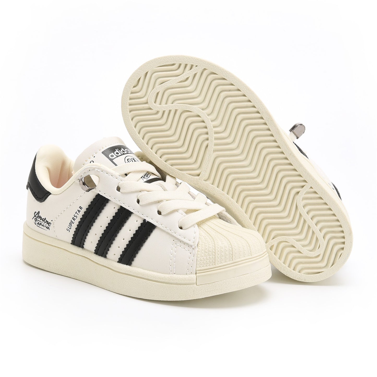 Kids Adidas Superstar X Andre Saraiva Cream White Core Black