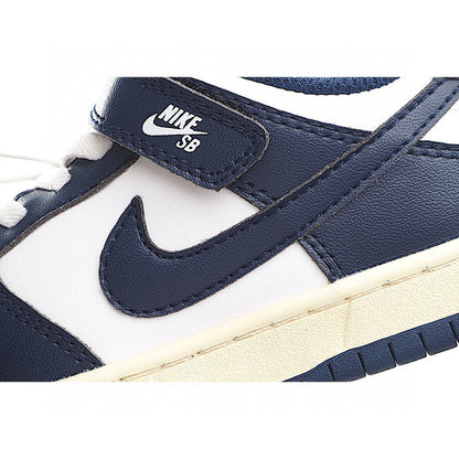 Kids Nike Dunk Low Navy Blue