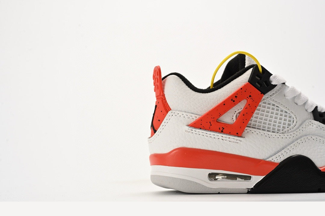 Kids Air Jordan Retro 4 'White Orange Oreo'