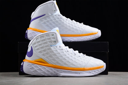 Nike Kobe 3 SL Potro MVP White/Gold-Purple