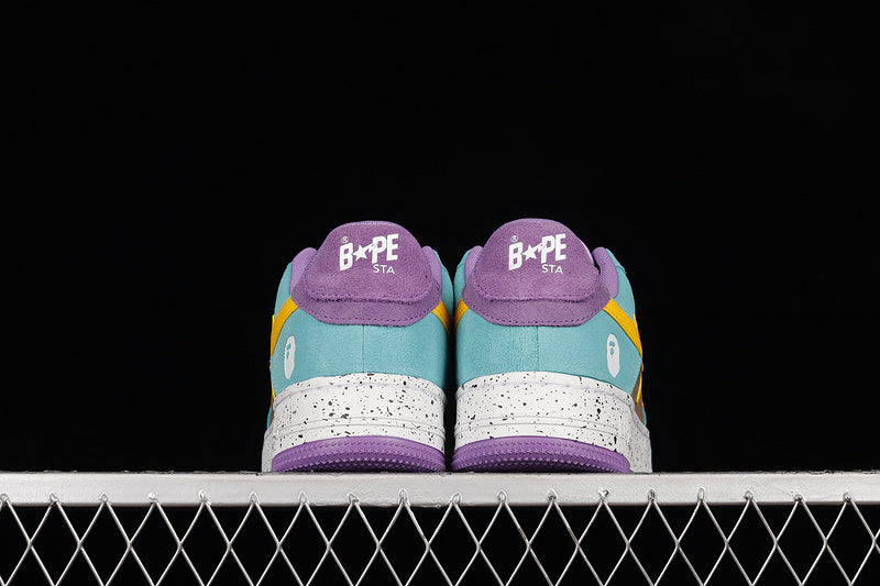 BAPE Bapesta 'Blue Yellow Brown-Purple'