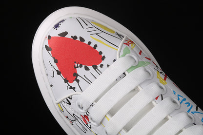 Alexander McQueen Sole White-Graffiti