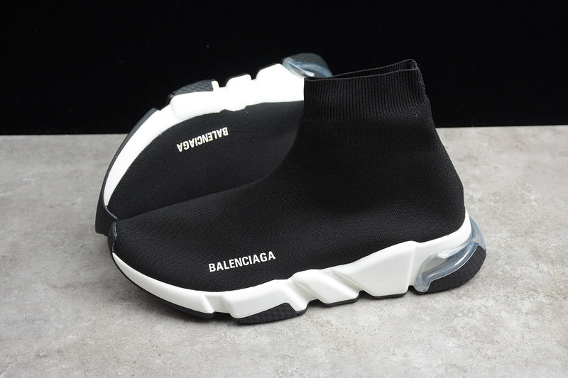 Balenciaga Speed Black/White-Clear