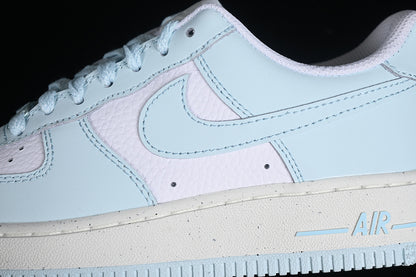 Air Force One Low White/Baby Blue