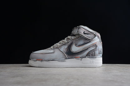 Air Force One High WB Grey/White/Black