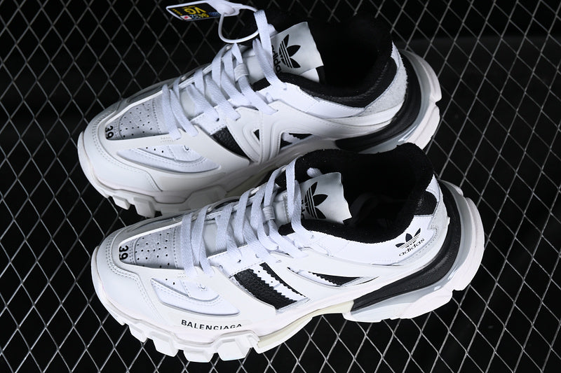 Balenciaga Track X Adidas White  Black