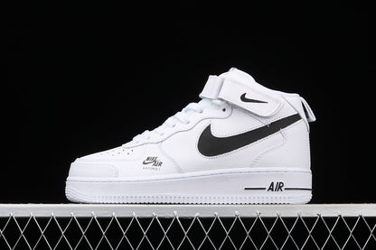 Air Force One Mid 07 White-Black