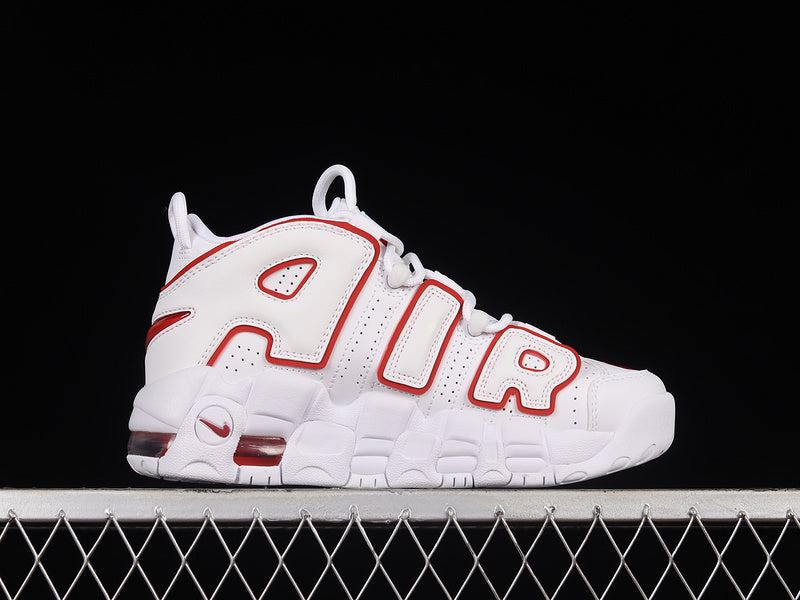 Air More Uptempo GS 2021 White-Varsity Red