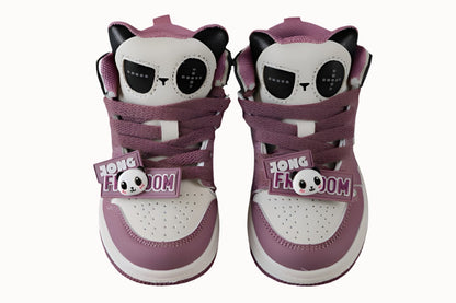 Kids Air Jordan 1 High  'Panda Pure Pink'