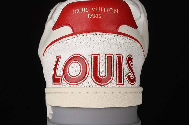 Louis Vuitton Trainer Low 'White Red Mesh'