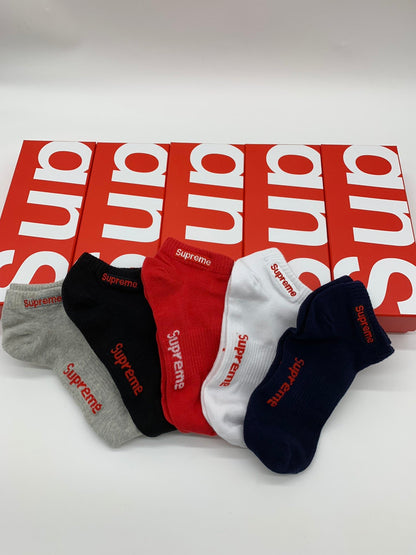 Supreme Low Socks 5 Pack