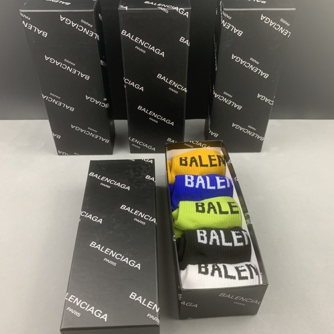 Balenciaga Low Socks 5 Pack