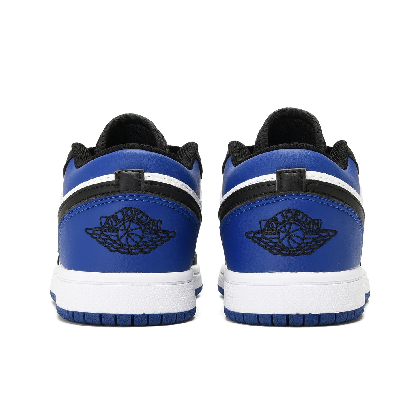 Kids Air Jordan 1 Low 'Black White Blue'