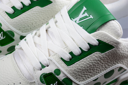 Louis Vuitton X Trainer Yayoi Kusama Green White